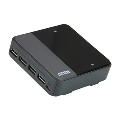 Abbildung von Aten US234 AT USB 3.0 Peripheriegeräte Switch mit 2 Port schwarz