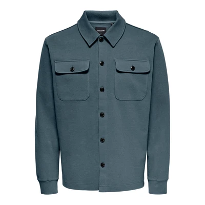 Abbildung von ONLY &amp; SONS Herren ONSNEWKODYL Overshirt Sweat NOOS Hemd, Stormy Weather, Medium