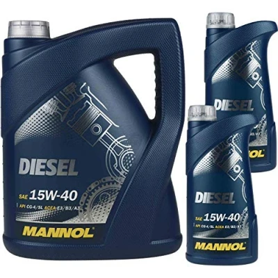 Abbildung von QR PARTS 69989051 7 Liter OriginalMANNOL Motoröl SAE 15W 40 DIESEL Engine Oil Öl