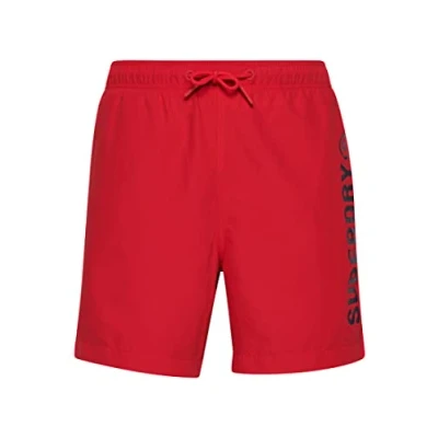 Abbildung von Superdry CORE Sport Badeshorts, Herren, Größe: XL, Risk red