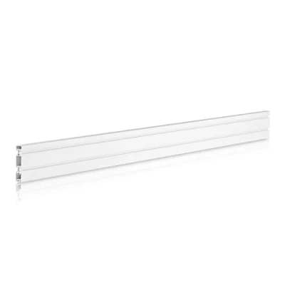 Abbildung von InLine Slatwall Befestigung für das System zur Wandmontage, Wandhalterung Aluminium Panel Monitor Halterungen, weiß, 1,2m 23180A