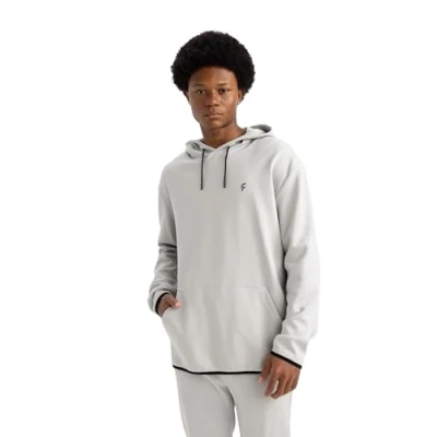 Abbildung von Defacto Standart FIT Kapuzenpullover, Herren, Größe: XL, Grey