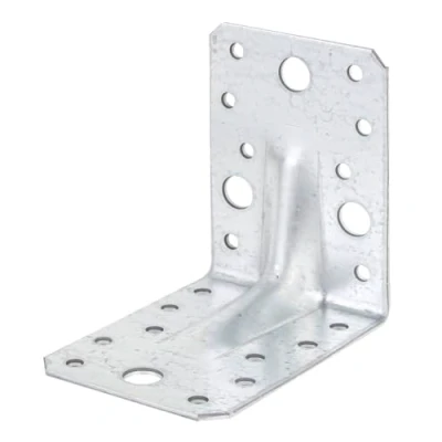 Abbildung von Alberts Winkelverbinder, (Set, 25 St.), Schwerlast Winkelverbinder mit Sicke, Handwerkerpack