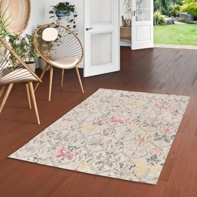 Abbildung von Pergamon Designer Teppich Vintage Zoe Modern Bunt Barock in 5 Größen