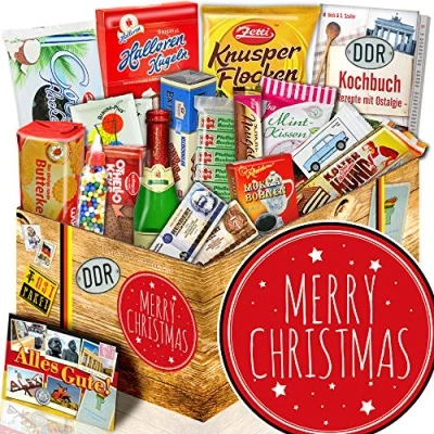Abbildung von Merry Christmas Ossi Süßigkeiten XXL Geschenk Weihnachten für Frauen