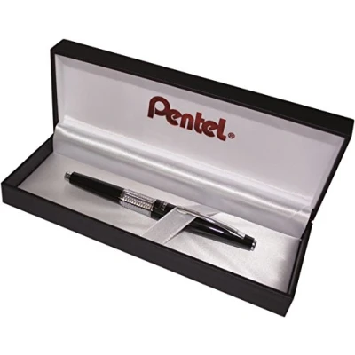 Abbildung von Pentel Kerry P1037 hochwertiger Druckbleistift in Geschenkbox, 0.7 mm, Härtegrad HB, schwarz (1 Stück)