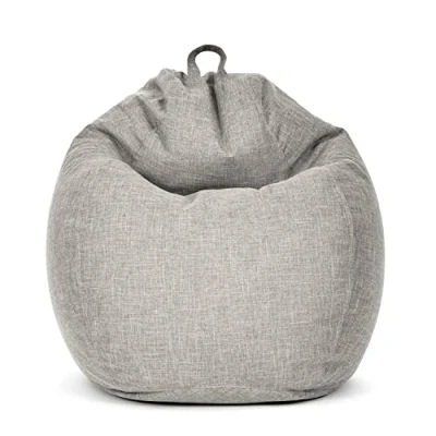 Abbildung von Green Bean Sitzsack Home Linen (Indoor Riesensitzsack mit EPS Perlen Füllung , Kuschelig Weich Waschbar), Sitzkissen Lounge Chair