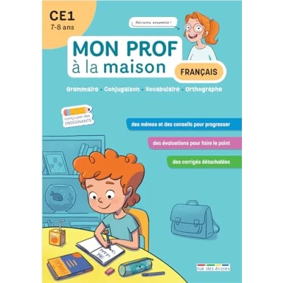 Abbildung von Mon prof à la maison Français CE1: Grammaire Conjugaison Vocabulaire Orthographe