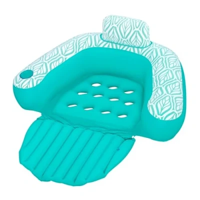 Abbildung von Bestway 43719 Schwimmstuhl mit Rückenlehne Mint 1,45m x 1,2m