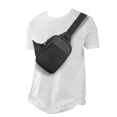 Abbildung von Brusttasche Herren, Leichte Sling Chest Crossbody Bag, Wasserdicht Schulter Backpack Umhängetasche Schultertasche Crossbag für Heren/Damen Reise, Wandern, Radfahren, Laufen