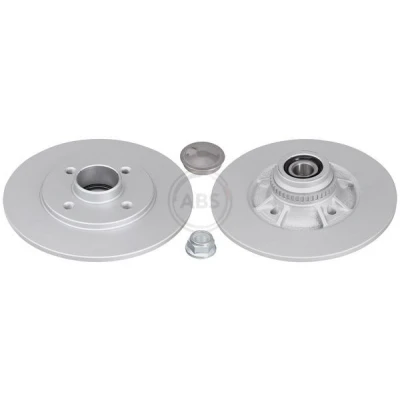 Abbildung von A.B.S. 16058C Bremsscheibe 238 8 4 100 voll beschichtet mit ABS Sensorring RENAULT: CLIO 2, MEGANE 1, 1