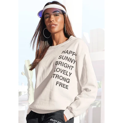 Abbildung von Buffalo Sweatshirt, Damen, Größe: 32/34, Weiß
