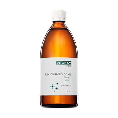 Abbildung von Kolloidales Eisen 50 Ppm Reinheitsstufe 99.99 % 500 ml