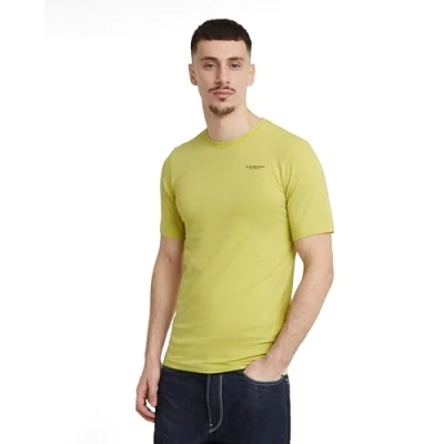 Abbildung von G STAR RAW Herren Slim Base T Shirt, Grün (linden green D19070 C723 G306), XL
