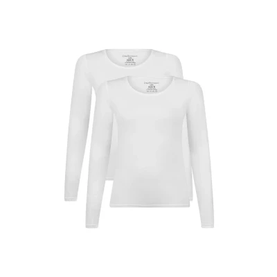 Abbildung von Bamboo Basics 2ER PACK Unterhemd/shirt, Damen, Größe: 36, White