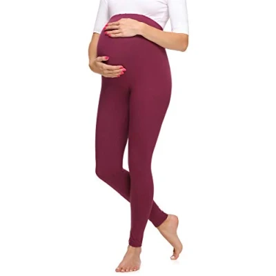 Abbildung von Merry Style Umstandsleggings Damen Lange Umstandshose aus Viskose MS10 297 (1 tlg) elastischer Bund