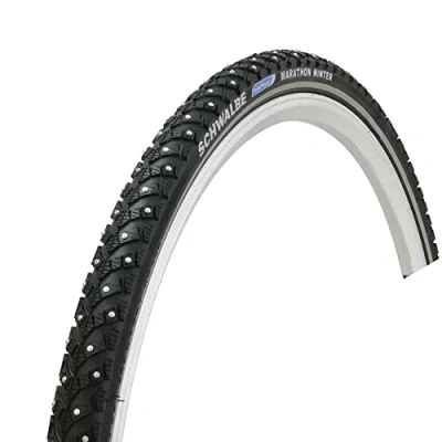 Abbildung von Schwalbe Unisex Erwachsene Fahrradreife, Schwarz, Marathon Winter Plus Perf,SmartGu,TwinSkin 42 406 TwinSkin