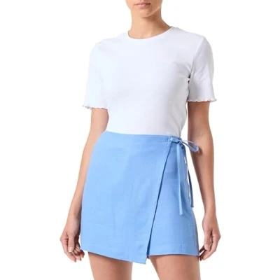 Abbildung von JACK&amp;JONES Damen JXMARY Linen HW PNT Skort, Blau, L