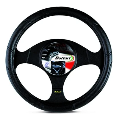 Abbildung von Bottari 16749 16749: Lenkradbezug Stylish, schwarz. Ø: 35 37 cm., Durchmesser cm