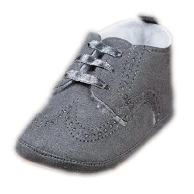 Abbildung von Babyschuhe für Jungen Winterschuhe festliche Taufschuhe grau Schnürer Modell 4877 g (20(12 15 M.))
