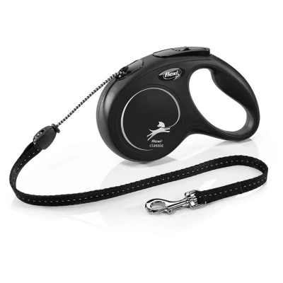 Abbildung von Hundeleine FLEXI NEW CLASSIC CORD M 5m/20kg SCHWARZ