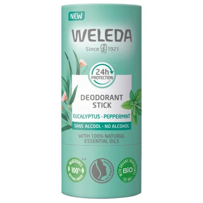 Abbildung von WELEDA Bio 24h Deo Stick Eukalyptus &amp; Pfefferminze Naturkosmetik Deodorant mit erfrischendem Duft. Natürlicher Deostick schützt zuverlässig vor Körpergeruch ohne Aluminiumsalze (vegan, 50g)