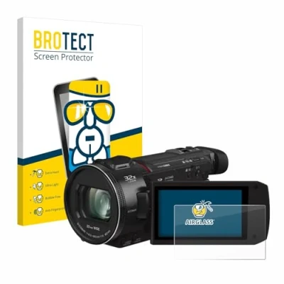 Abbildung von BROTECT Schutzglas für Panasonic HC VXF11 Schutzfolie Panzer Folie Glas [Extrem Kratzfest 9H, Anti Fingerprint, Ultra Transparent]
