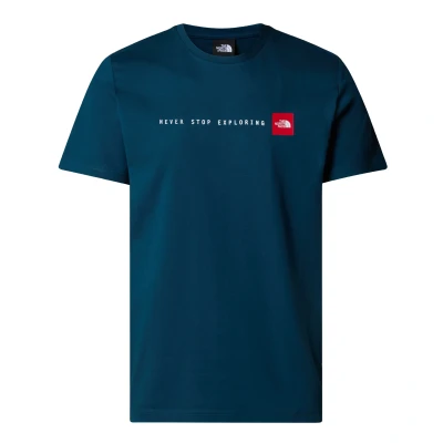 Abbildung von The North Face Never STOP Exploring TEE Tshirt print, Herren, Größe: Medium, Midnight petrol