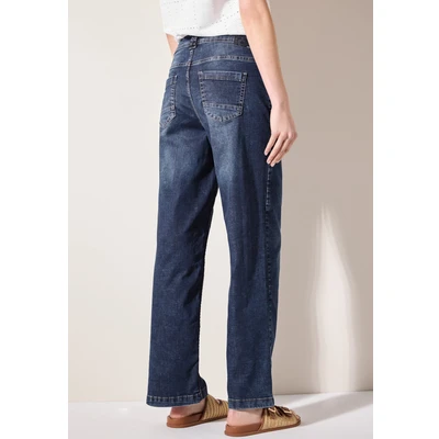Abbildung von Cecil WIDE Jeans Straight Leg, Damen, Größe: 31x30, Blau
