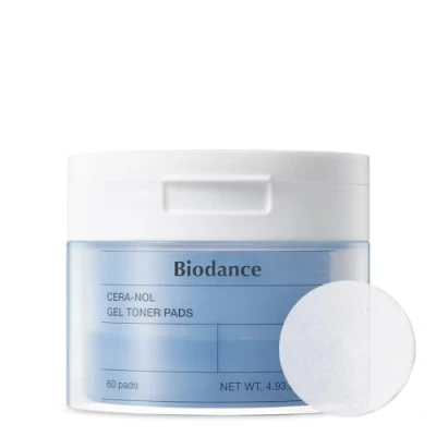 Abbildung von Biodance Toner Pads Cera nol Gel mit Hyaluron &amp; Ceramiden, Hydratisierende Pflege 60 pro Packung , Beruhigend, feuchtigkeitsspendend, ideal für empfindliche Haut