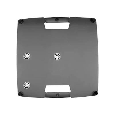 Abbildung von Gravity WB 431 B Quadratischer Stahl Standfuß mit Montagemöglichkeit für Exzentrische Gewichte, schwarz