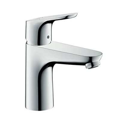 Abbildung von hansgrohe Waschtischarmatur &quot;Focus&quot;, 10cm, besonders wassersparend 3,5 l/min ohne Ablaufgarnitur, chrom