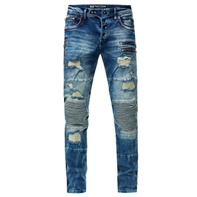 Abbildung von Rusty Neal Jeans Slim Fit, Herren, Größe: 33, Vintage used