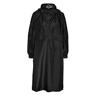 Abbildung von NOISY MAY Damen NMSKY L/S Printed RAINPONCHO NOOS Regenponcho, Black, ONE Size