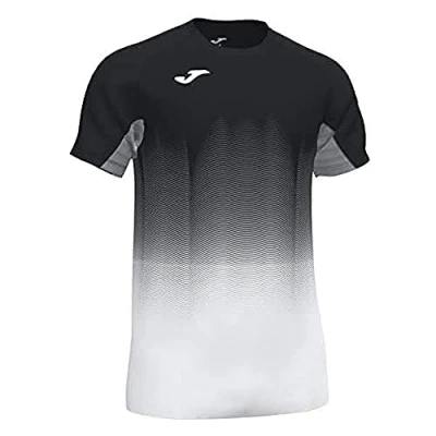 Abbildung von Joma Jungen Elite Vii Laufshirt mit kurzen Ärmeln, Schwarz Weiss, XXS