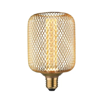 Abbildung von Paulmann 290.85 Metallic Glow Standard 230V LED Leuchtmittel Zyl Spiral E27 200lm 4,2W 1800K Messing