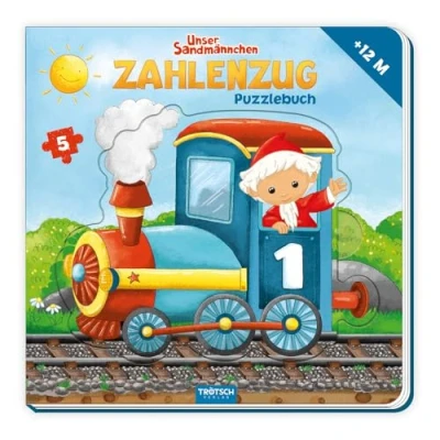 Abbildung von Trötsch Unser Sandmännchen Puzzlebuch Zahlenzug Puzzlebuch: Kinderbuch Beschäftigungsbuch Entdeckerbuch
