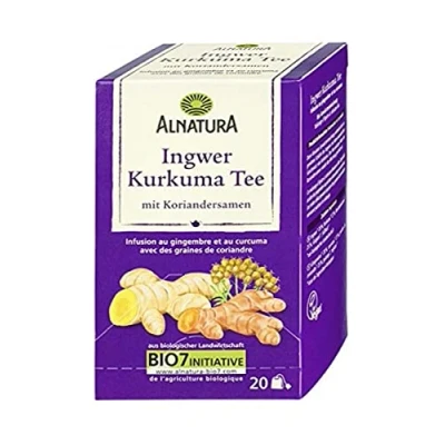 Abbildung von Alnatura Ingwer Kurkuma Zimt Tee, 40 g