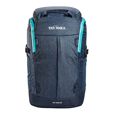 Abbildung von Tatonka Rucksack City Pack 22l Leichter Daypack aus recycelten Materialien Mit Laptopfach und 22 Liter Volumen Fasst mehrere DIN A4 Ordner PFC frei (brown rice curve)