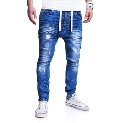 Abbildung von behype Slim fit Jeans &quot;Mood&quot;, im coolen Jogger Stil