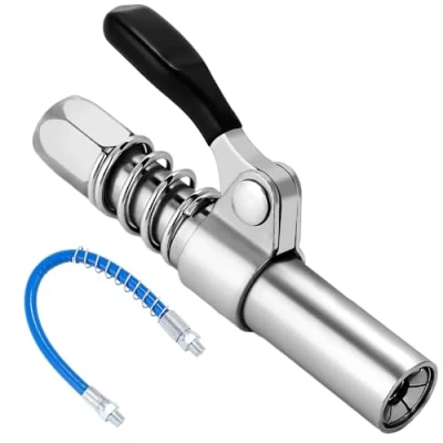 Abbildung von Zawaer G Coupler für Fettpresse, Fettpresse Mundstück mit 30 cm Schlauch Kupplung Kegel Schmiernippel alle Arten von Fettpressen