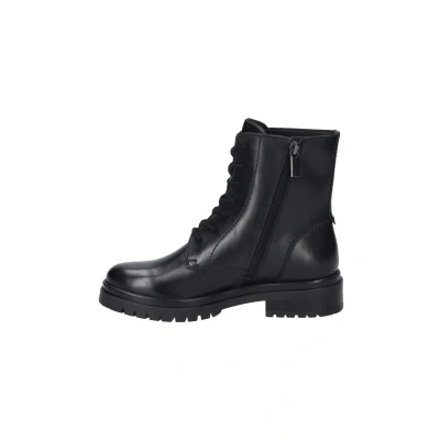 Abbildung von Josef Seibel Damen Schnürstiefeletten Stacey 07,Weite G (Normal),Wechselfußbett,schnürboots,reißverschluss,Boots,schwarz,36 EU