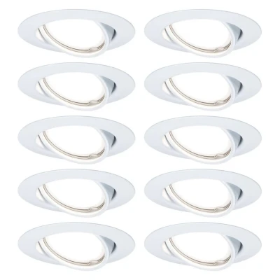 Abbildung von Paulmann Einbauleuchte 93400 LED 10er Set GU10 Weiß
