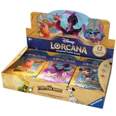 Abbildung von Ravensburger Sammelkarte Disney Lorcana: Die Tintenlande Display mit 24 Booster Packs (DE)