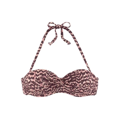 Abbildung von LASCANA Bügel Bandeau Bikini Top &quot;Holly&quot;, in Wickeloptik
