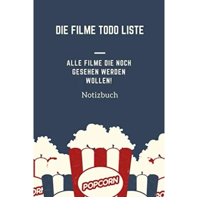 Abbildung von die Filme ToDo Liste Alle noch gesehen werden wollen: Notizbuch