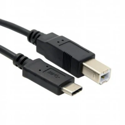 Abbildung von Cablecc USB C 3.1 Typ Stecker auf 2.0 B Datenkabel für Handy &amp; MacBook Laptop