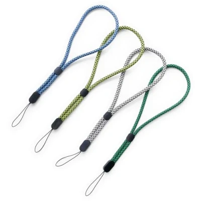 Abbildung von trage.band® kurzes verstellbares Handgelenk Trageband, 4 gemusterte Farben