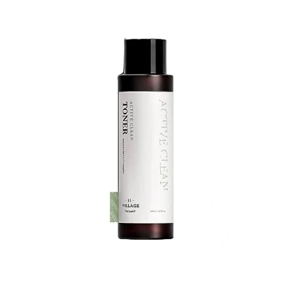 Abbildung von [VILLAGE 11 FACTORY] ACTIVE CLEAN TONER (120ml) Koreanische Hautpflege Gesichtslotion AHA und BHA zu Akne neigende fettige Haut feuchtigkeitsspendende peelende Pflege vegane Formel