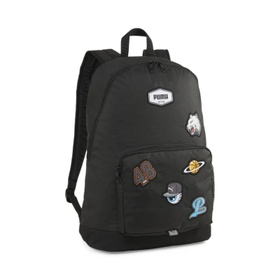 Abbildung von PUMA Patch Backpack, Unisex Erwachsene Rucksack, Black, OSFA